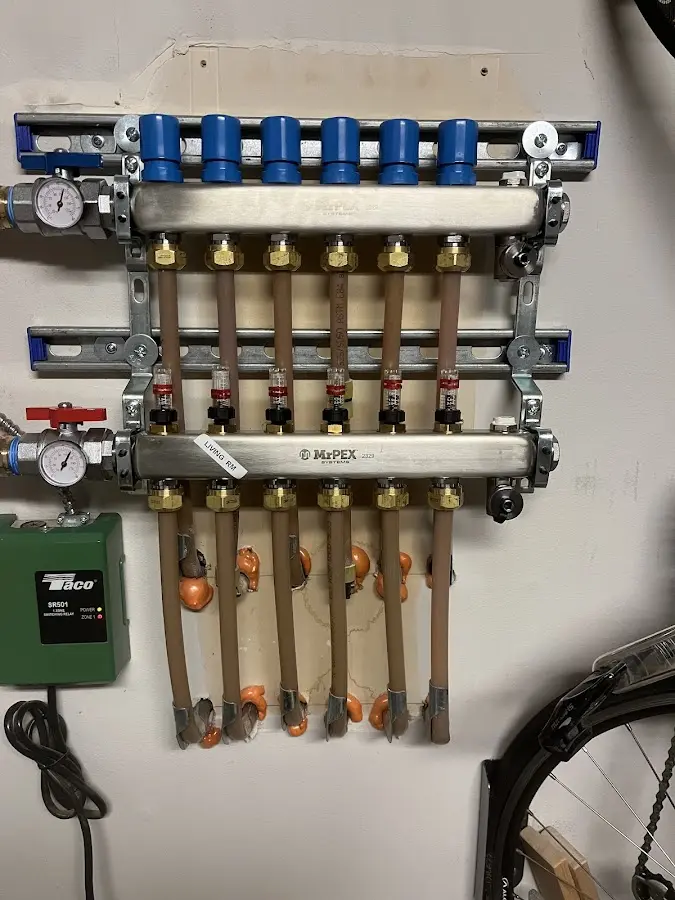 Plumber performing Leak Detection at a residential property in Gifford